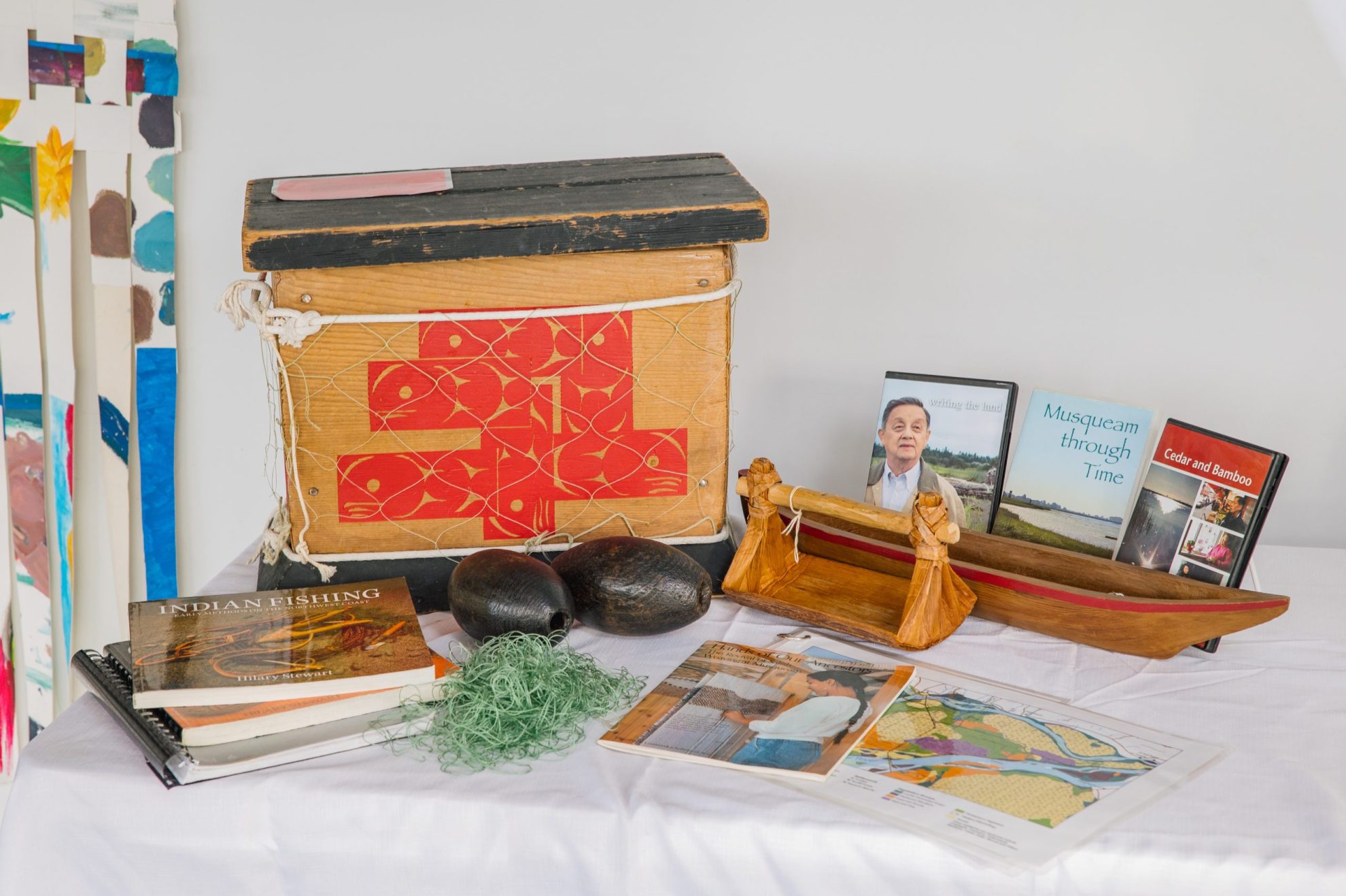 Props for the Musqueam People of the River Grass education kit