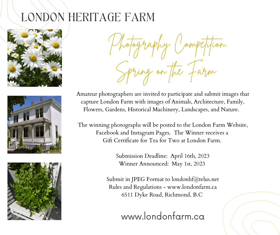 Introduction panel with details of the London Farm Photography contest