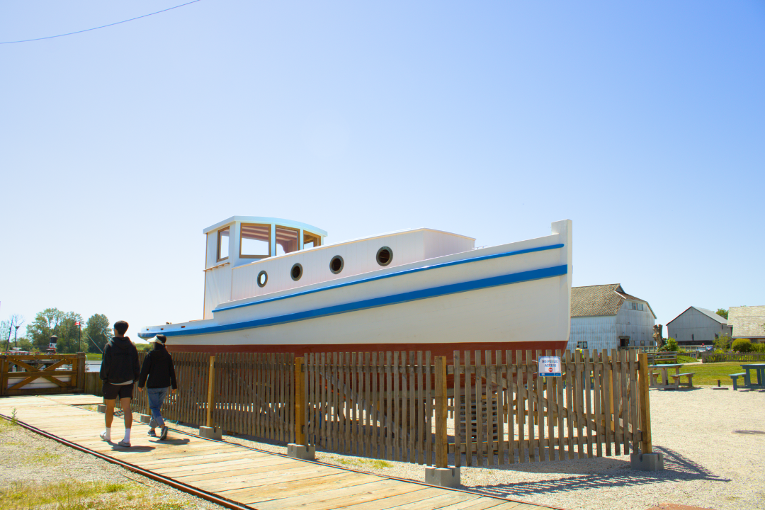 MV Burnaby outdoor display