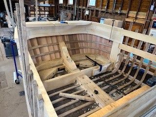 Interior view of cockpit on Crystal S project