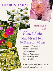 London Farm Plant Sale poster